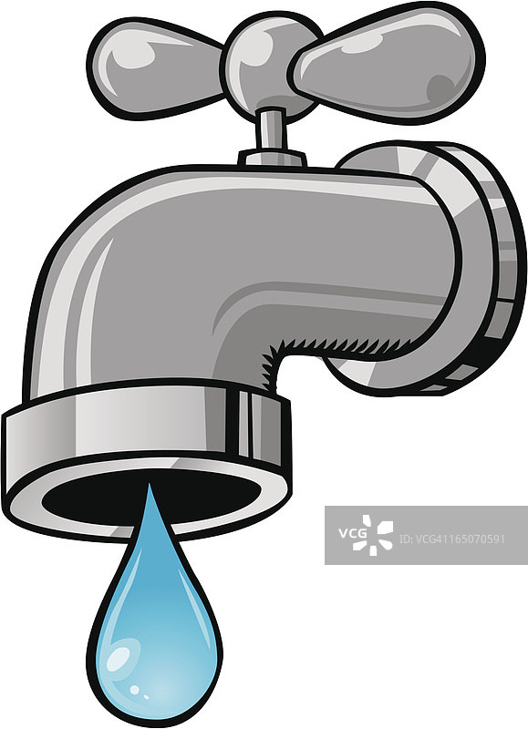 卡通水龙头图片素材