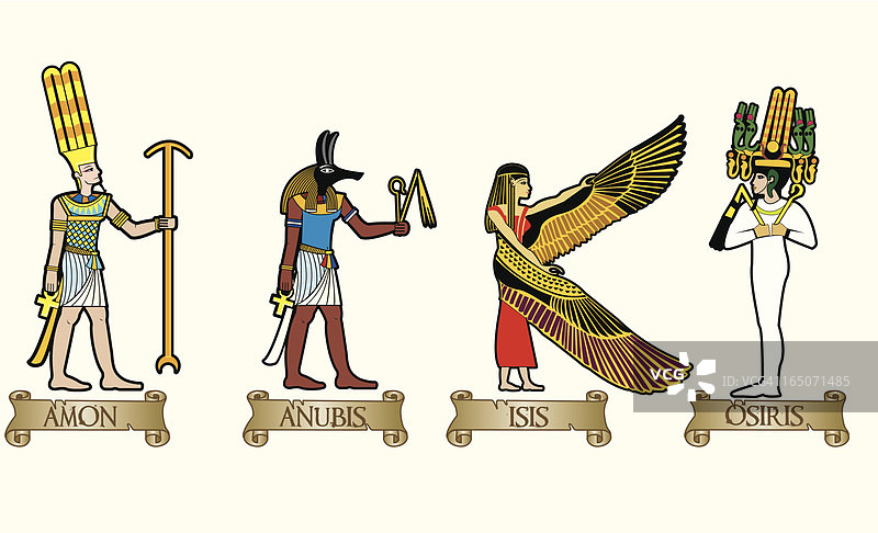 埃及诸神图片素材