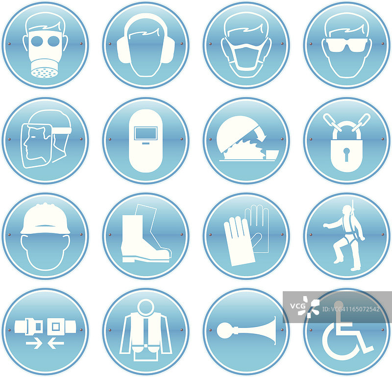 工作安全图标图片素材