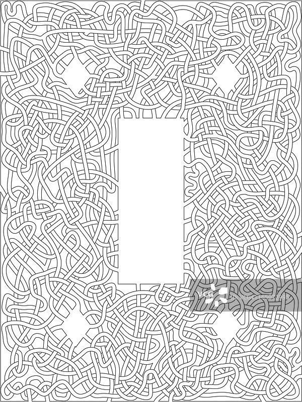 复杂的迷宫图片素材