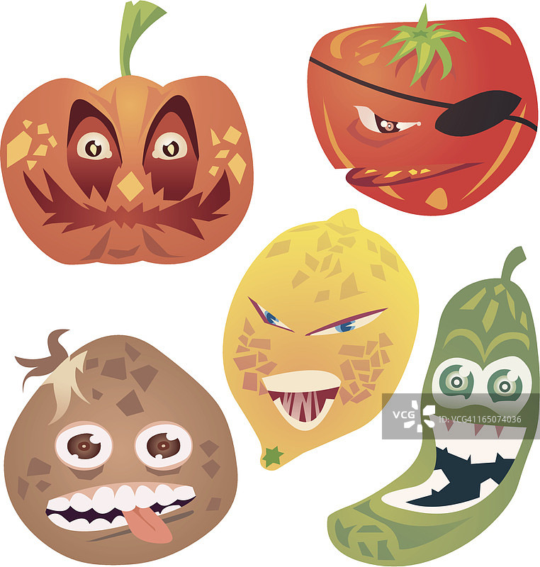 疯狂蔬菜I图片素材