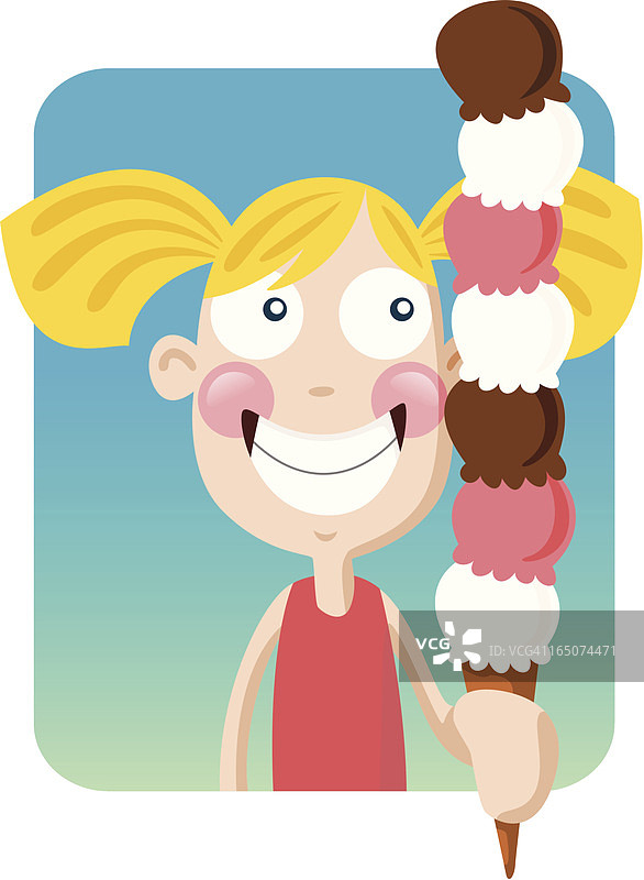 冰淇淋甜筒图片素材