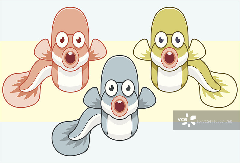 鳗鱼卡通图片素材