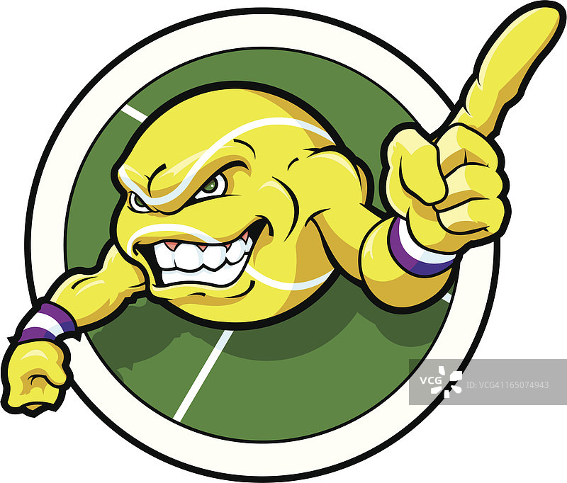 网球吉祥物图片素材