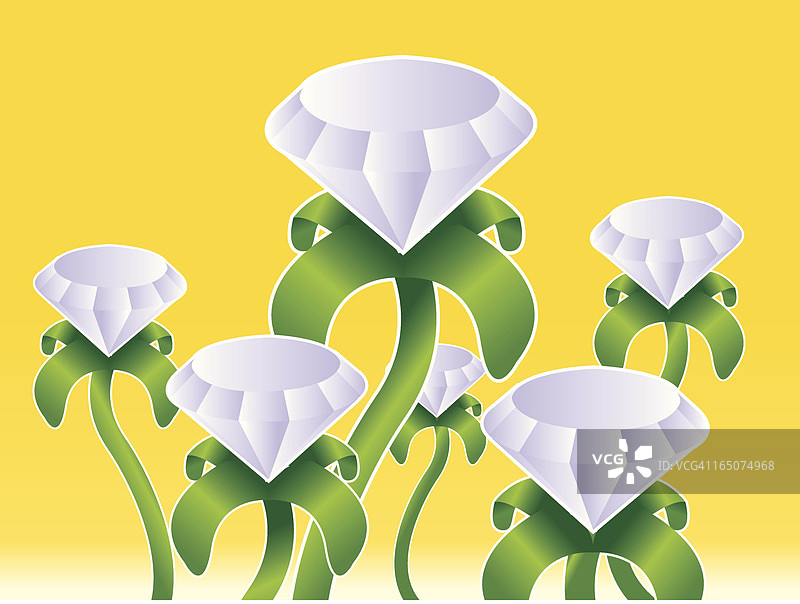 钻石植物图片素材