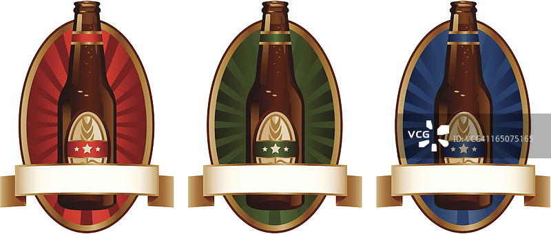 啤酒标签图片素材