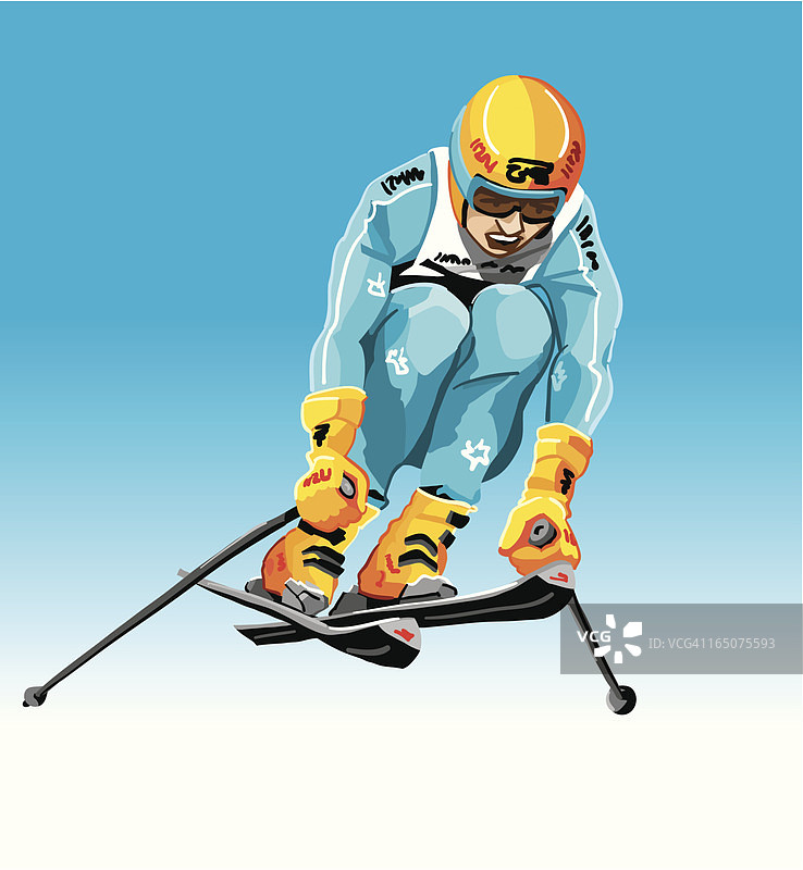 下坡跳跃图片素材