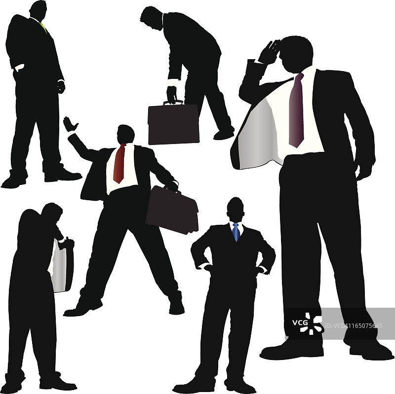 高大的商务人士系列图片素材