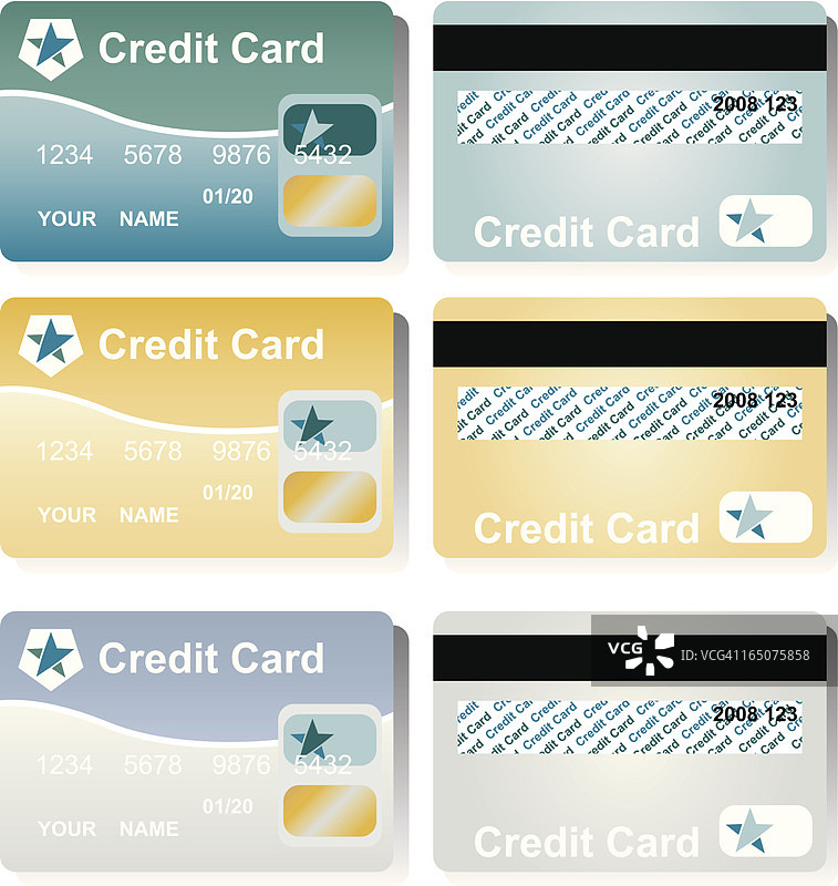 信用卡图片素材
