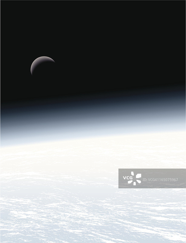 地球与月球图片素材