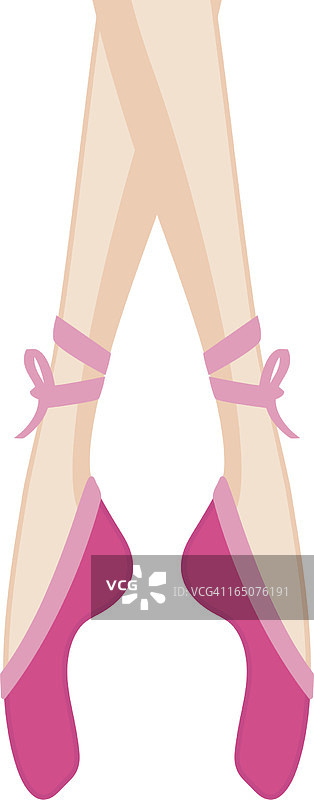 芭蕾舞演员的脚图片素材