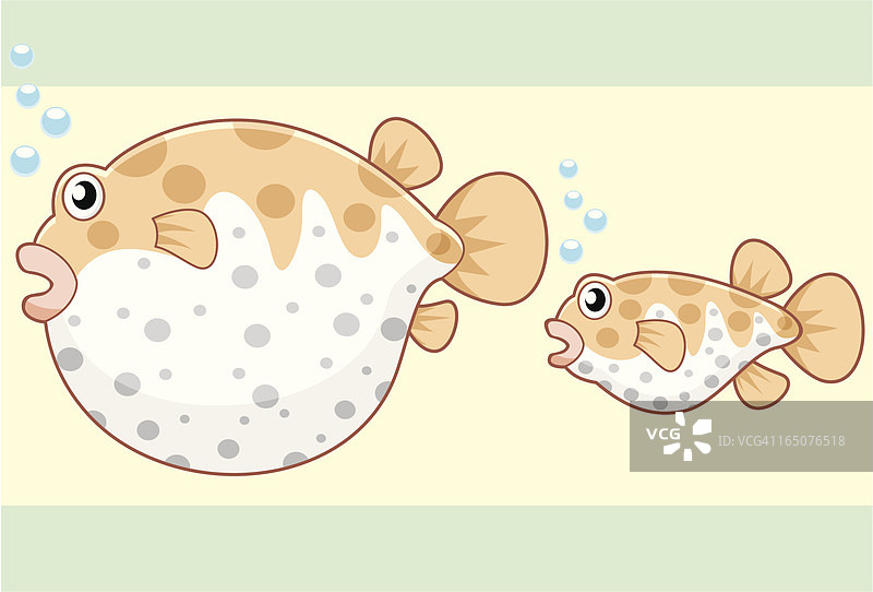 卡通河豚图片素材
