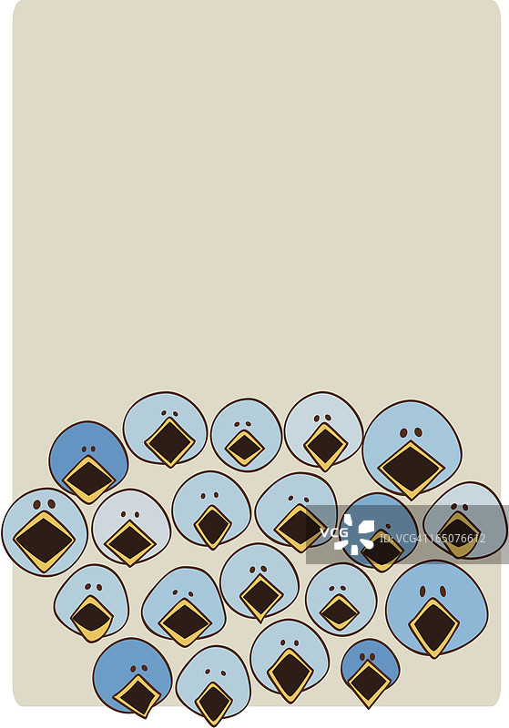 嗷嗷待哺的幼崽图片素材