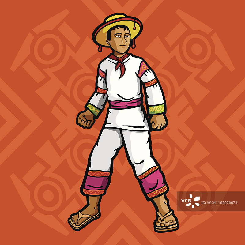 维乔尔族（墨西哥服装系列）图片素材