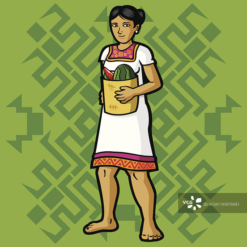 玛雅（墨西哥服装系列）图片素材