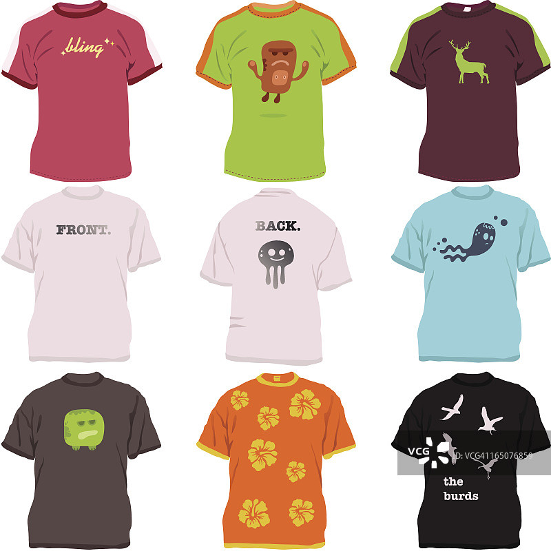 T恤展示图片素材