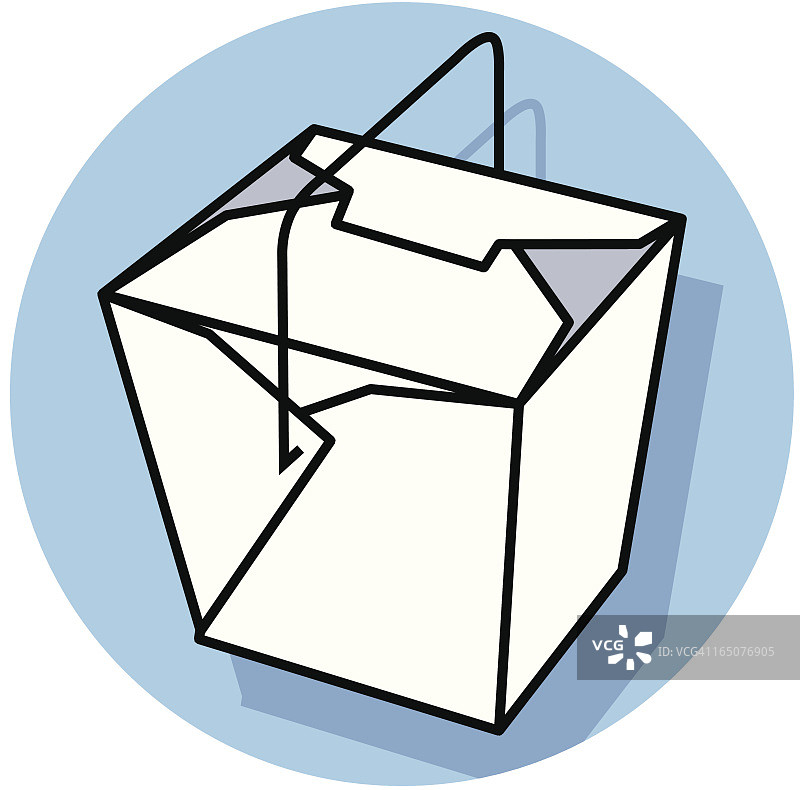 中式外卖餐盒图标图片素材