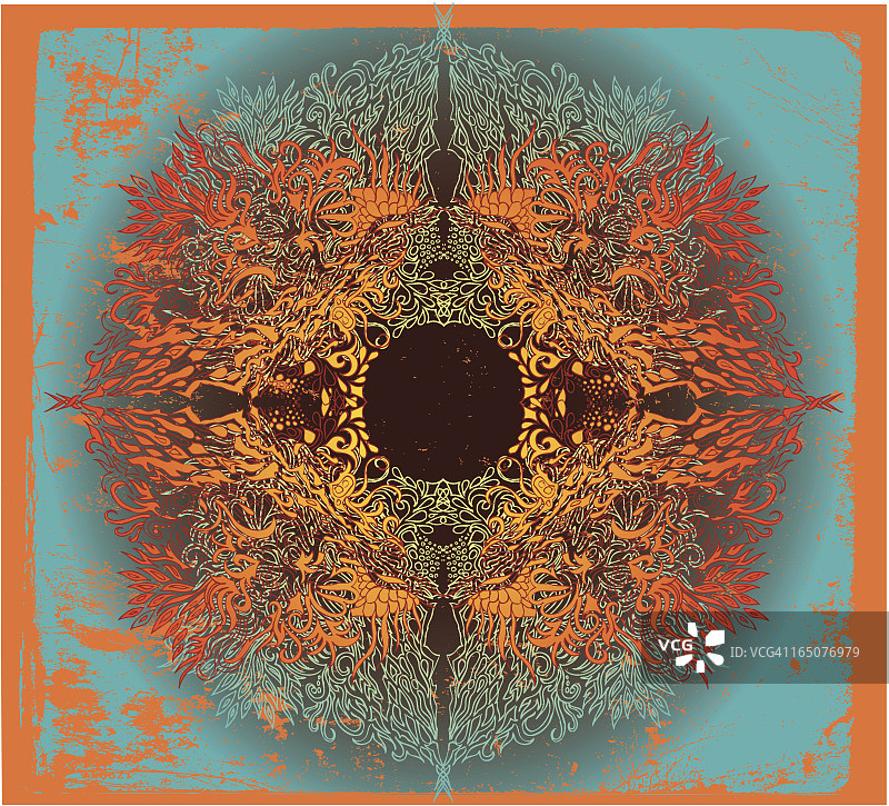 火焰曼陀罗图片素材