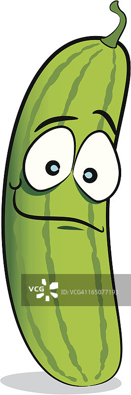 卡通黄瓜/西葫芦图片素材