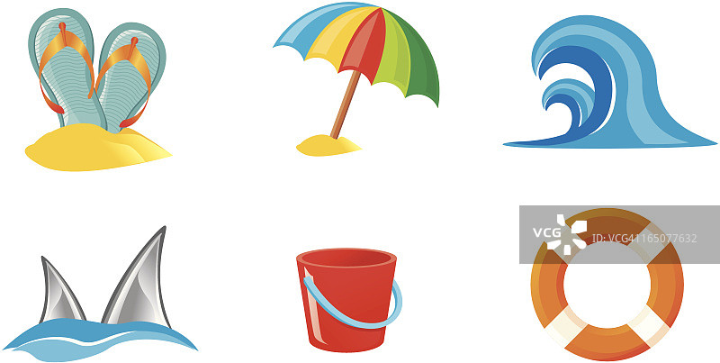 夏季活动图标图片素材