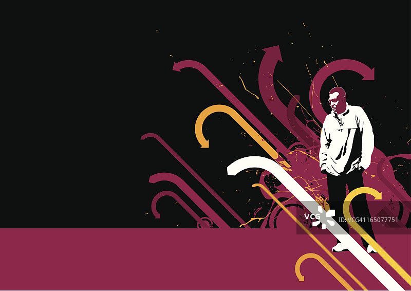 城市方向指示图片素材