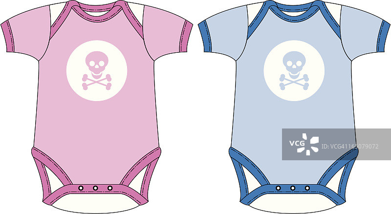 快乐罗杰婴儿睡衣图片素材