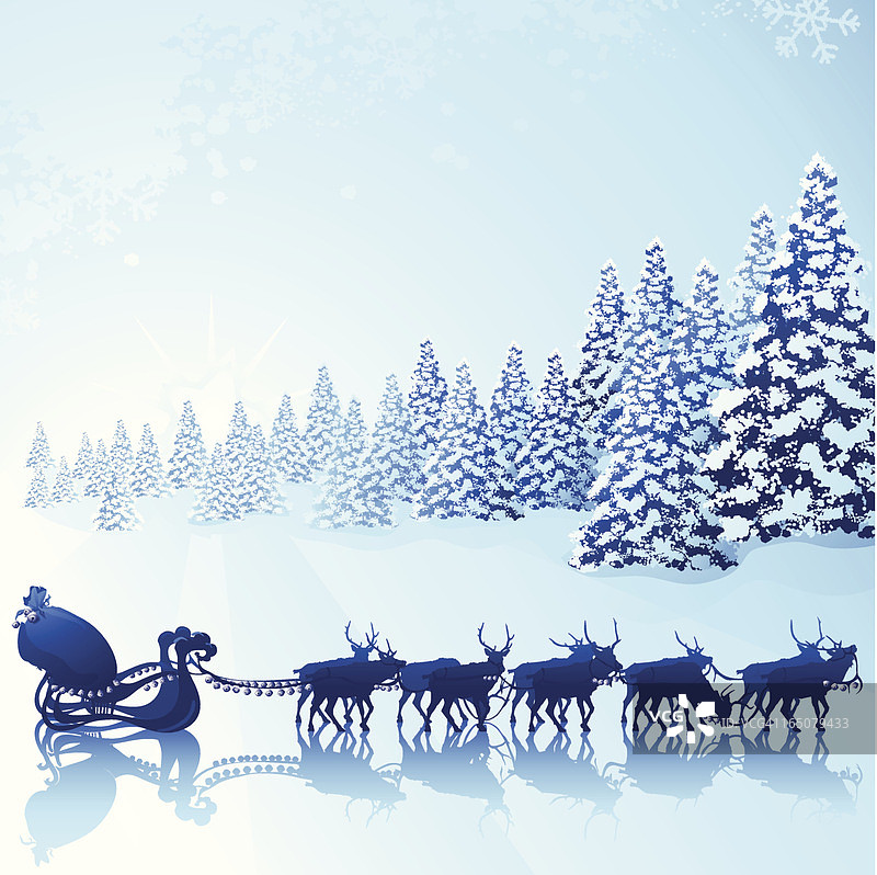 等待圣诞老人图片素材