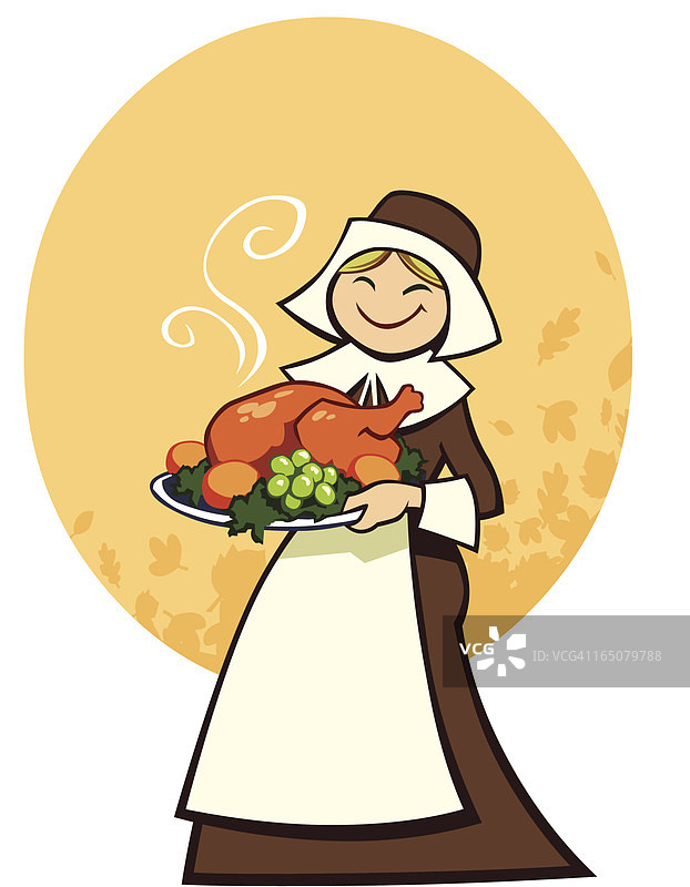 朝圣妇女图片素材