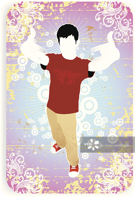 疯狂的时尚男孩图片素材