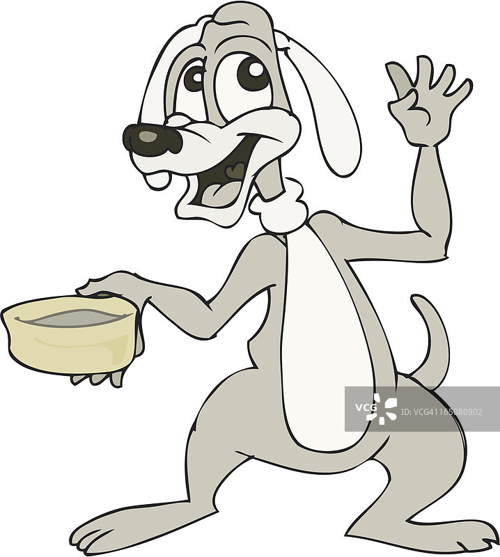 饥饿的狗图片素材