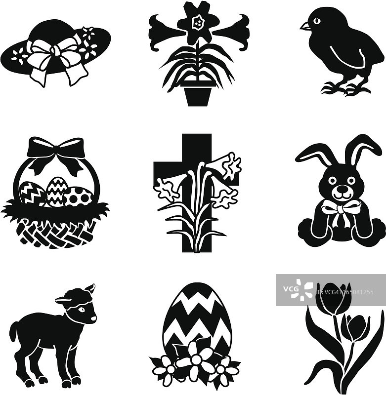 复活节图标图片素材