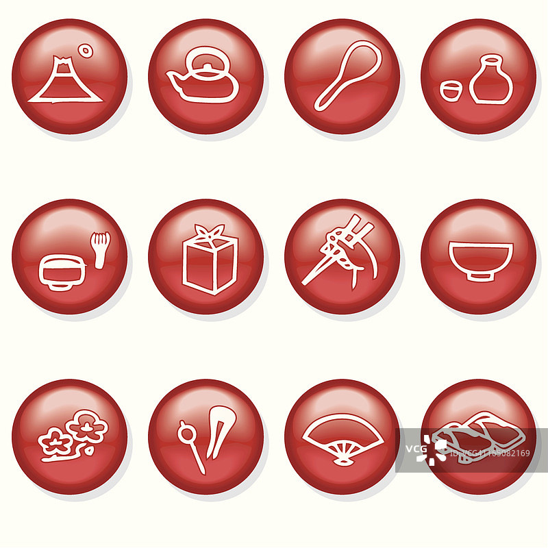 日本文化标志A图片素材