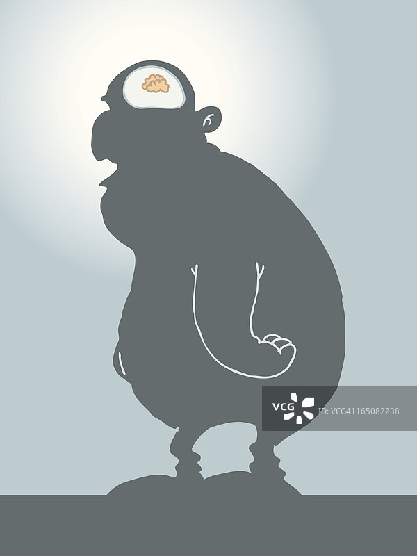 大身体里的小脑袋图片素材