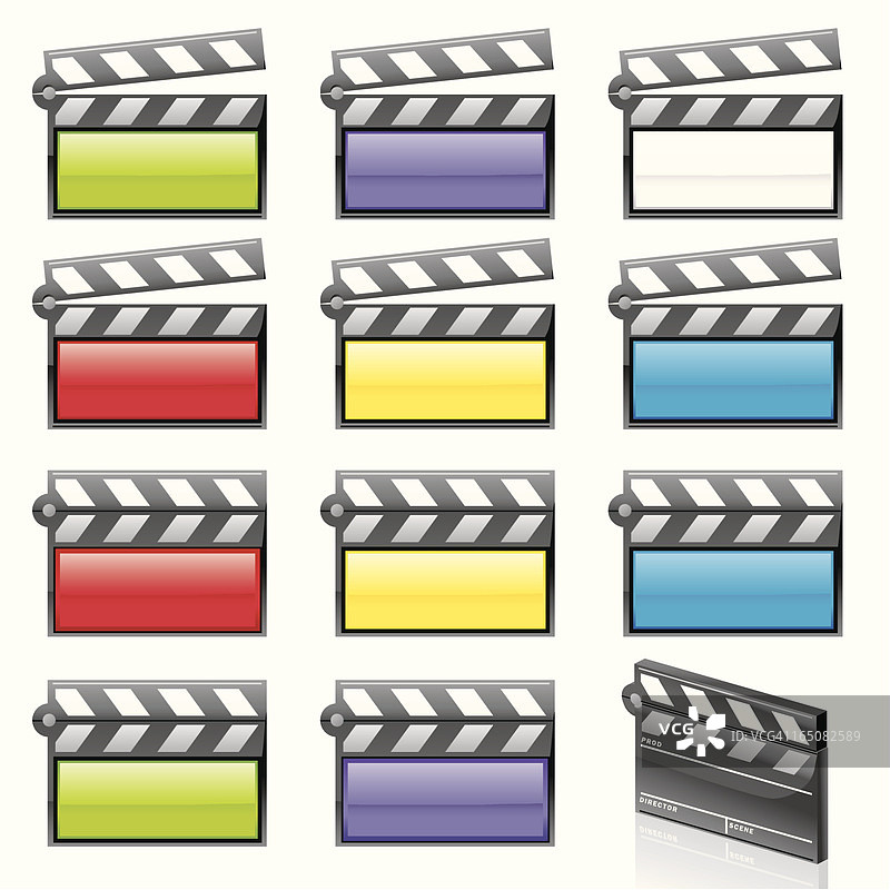 彩色石板图片素材