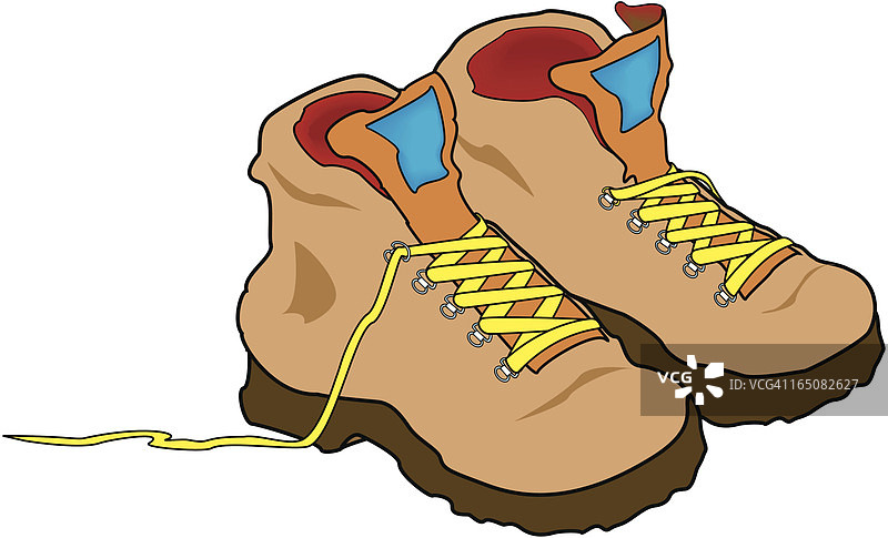 登山鞋图片素材