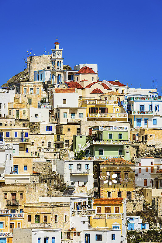 希腊卡尔帕索斯岛奥林波斯村图片素材