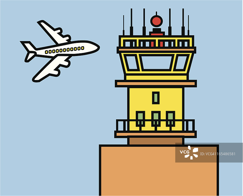 控制塔图片素材