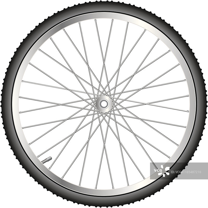 自行车轮辐条特写图片素材