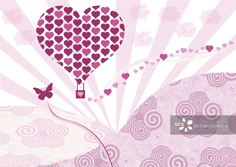 空气中弥漫着爱图片素材