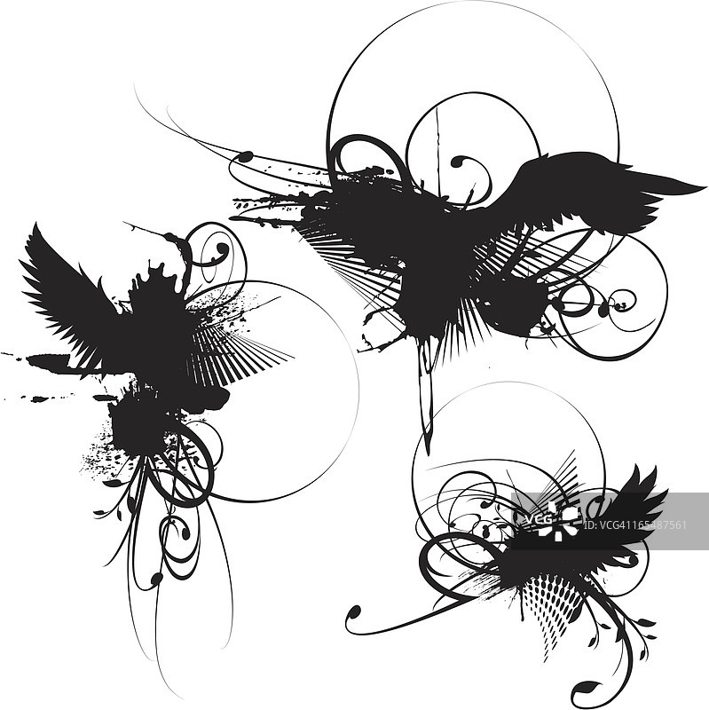 华丽的元素图片素材