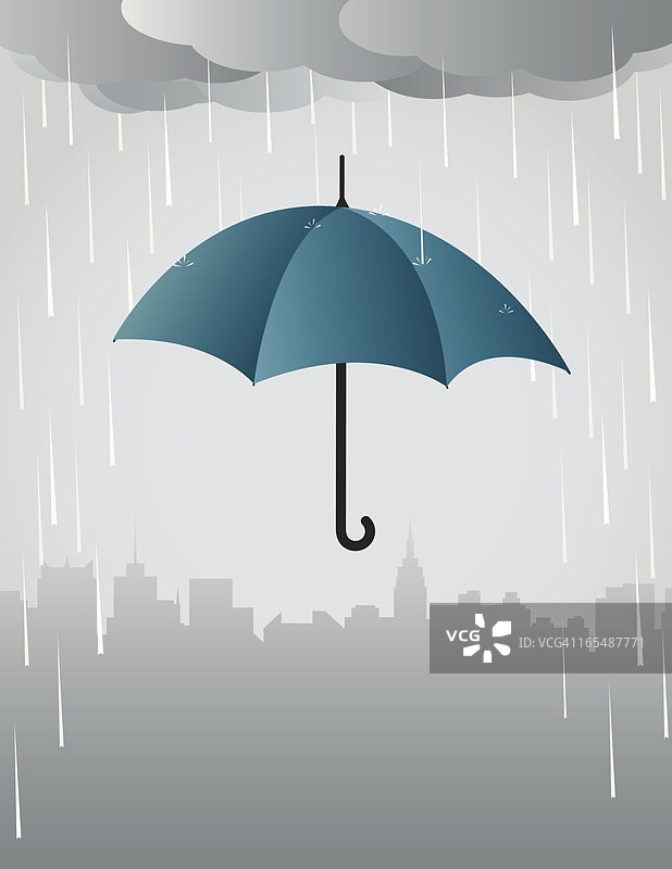 雨和伞图片素材