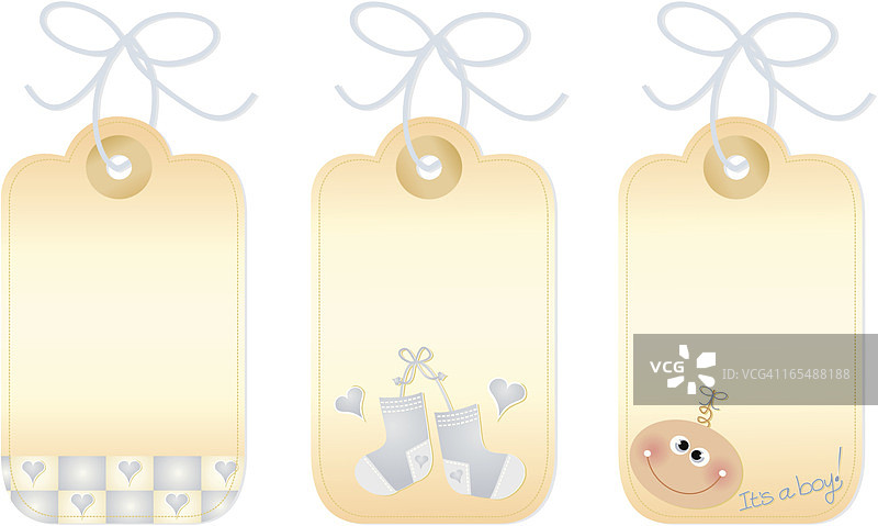 男宝宝礼品标签图片素材