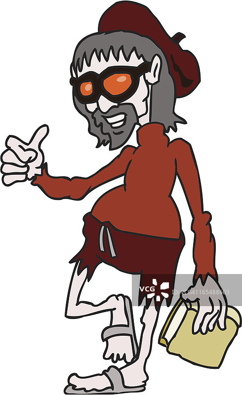 垮掉派田园诗图片素材