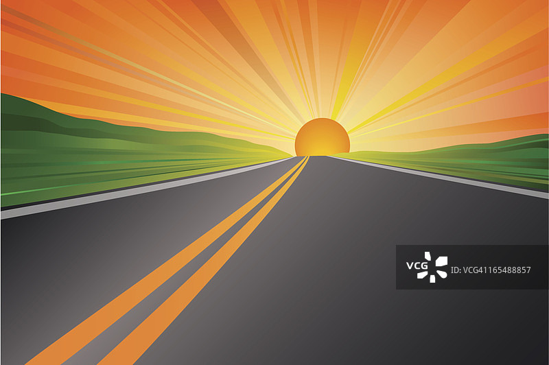 在路上图片素材