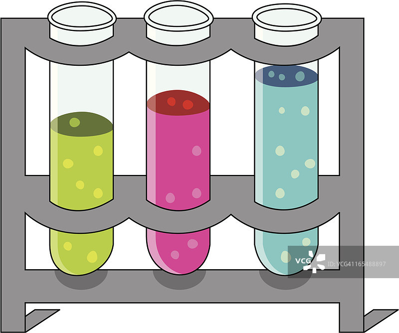 支架中的试管图片素材