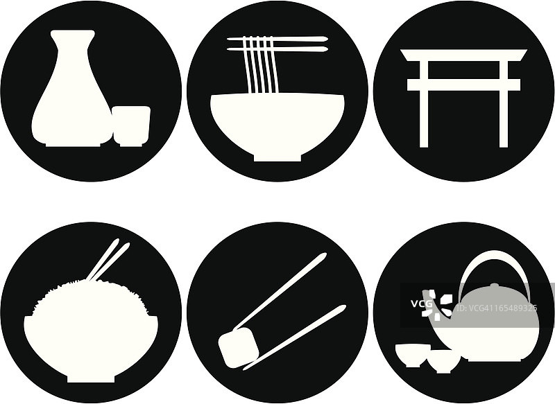 日式餐厅图标图片素材