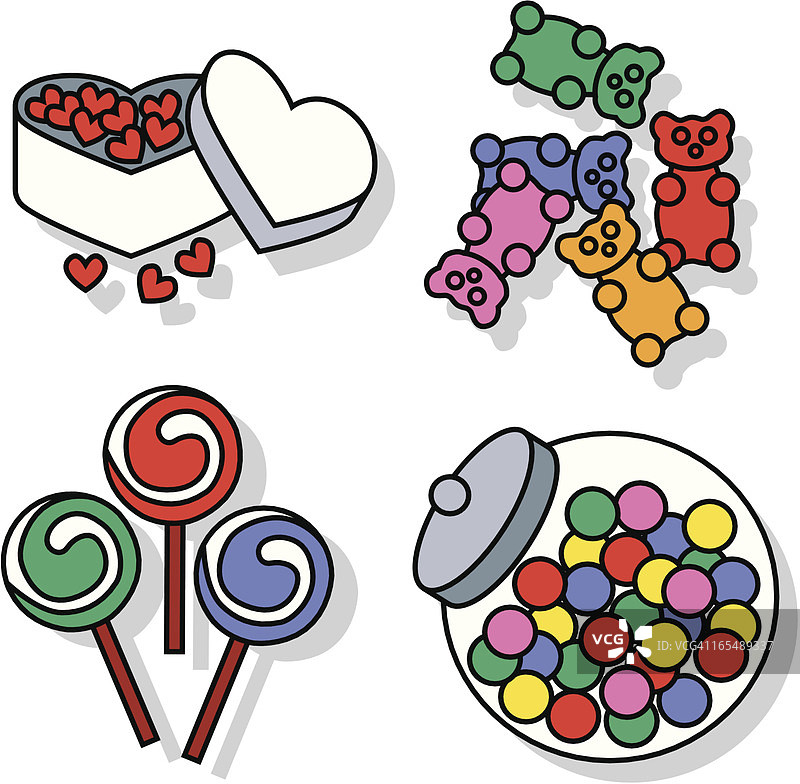 糖果店图片素材