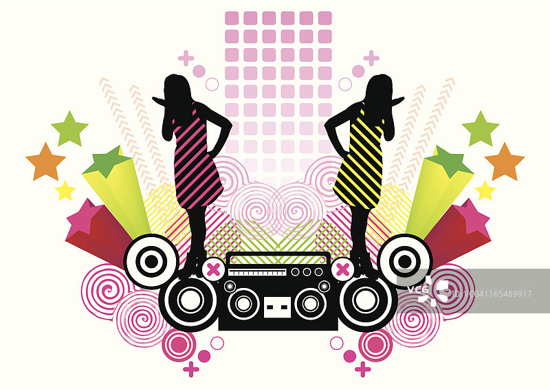 复古街区图片素材