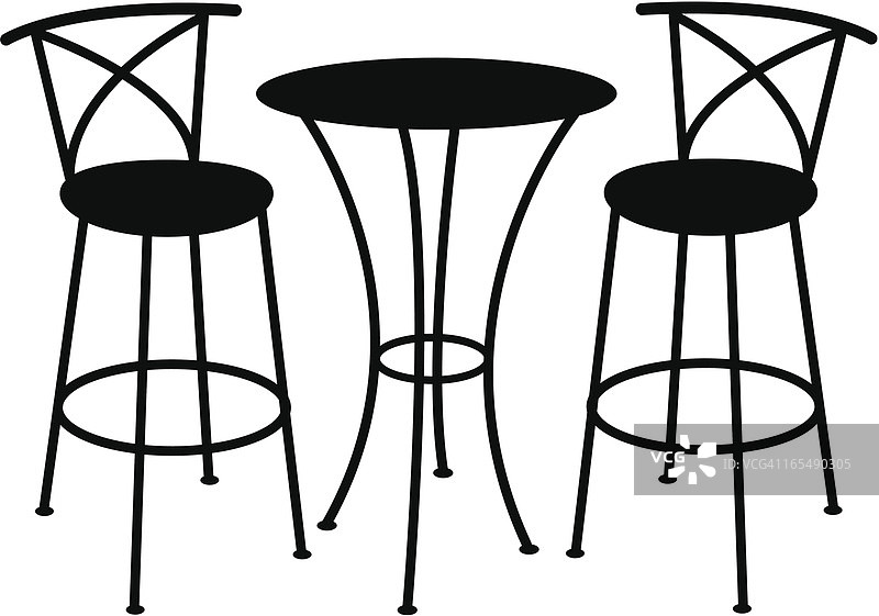 铁艺庭院家具图片素材