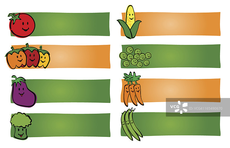 蔬菜标签图片素材